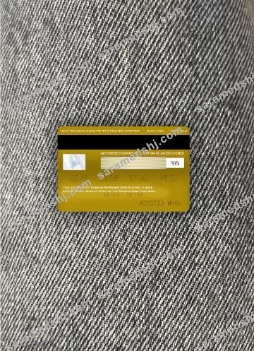 Romania Raiffeisen bank visa classic card photolook back